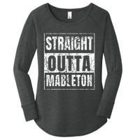 Straight Outta Mableton Georgia Women's Perfect Tri Tunic Long Sleeve Shirt