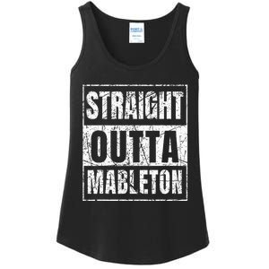 Straight Outta Mableton Georgia Ladies Essential Tank