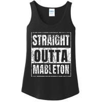 Straight Outta Mableton Georgia Ladies Essential Tank