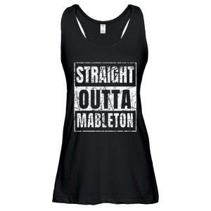 Straight Outta Mableton Georgia Ladies Essential Flowy Tank