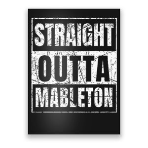 Straight Outta Mableton Georgia Poster