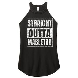 Straight Outta Mableton Georgia Women's Perfect Tri Rocker Tank