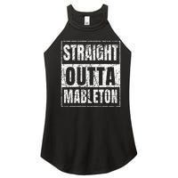 Straight Outta Mableton Georgia Women's Perfect Tri Rocker Tank