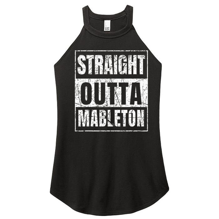 Straight Outta Mableton Georgia Women's Perfect Tri Rocker Tank