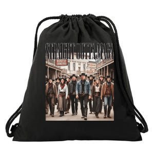 Straight Outta Maga Funny Gift Drawstring Bag