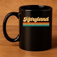 State Of Maryland 11oz C Handle Ceramic Mug