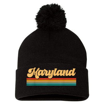 State Of Maryland Pom Pom 12in Knit Beanie