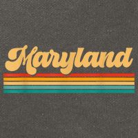 State Of Maryland Cotton Canvas Backpack