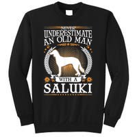 Saluki Old Man Persian Greyhound Saluki Sweatshirt