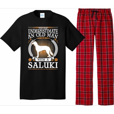 Saluki Old Man Persian Greyhound Saluki Pajama Set