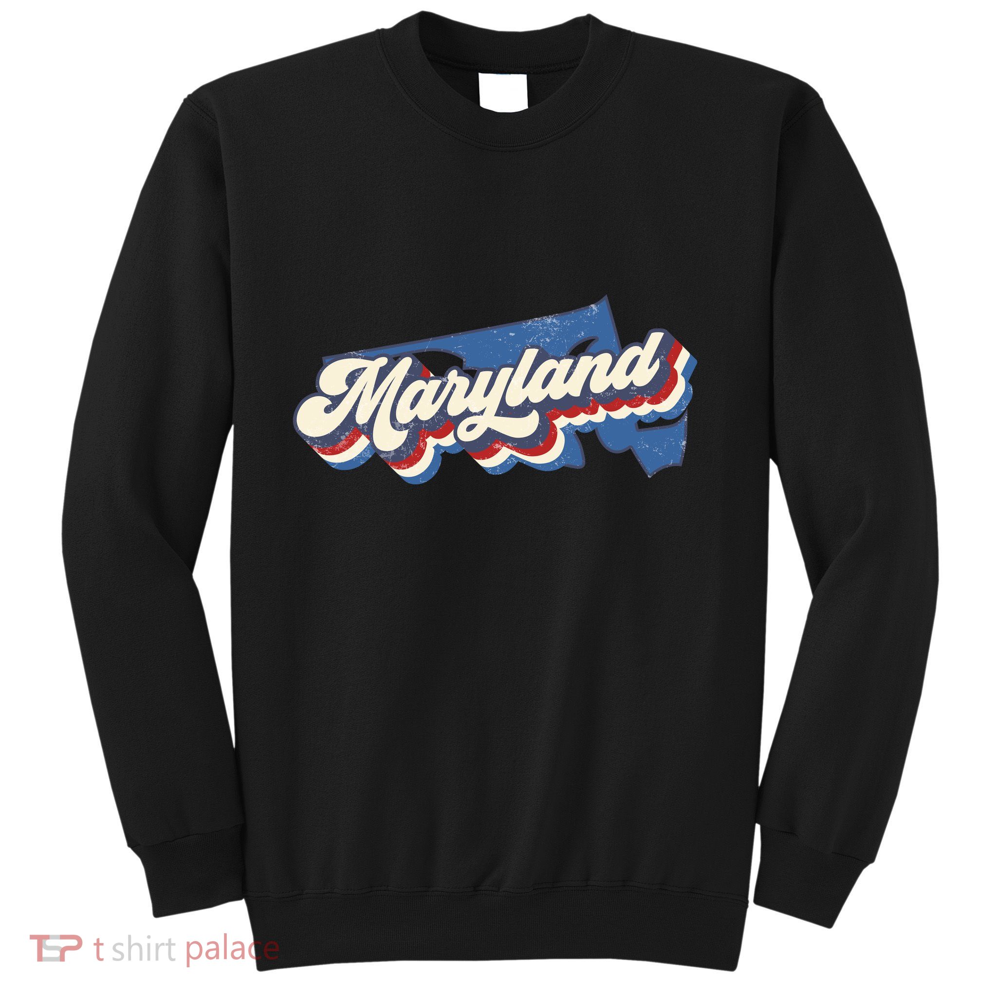 State Of Maryland Retro Logo Sweatshirt