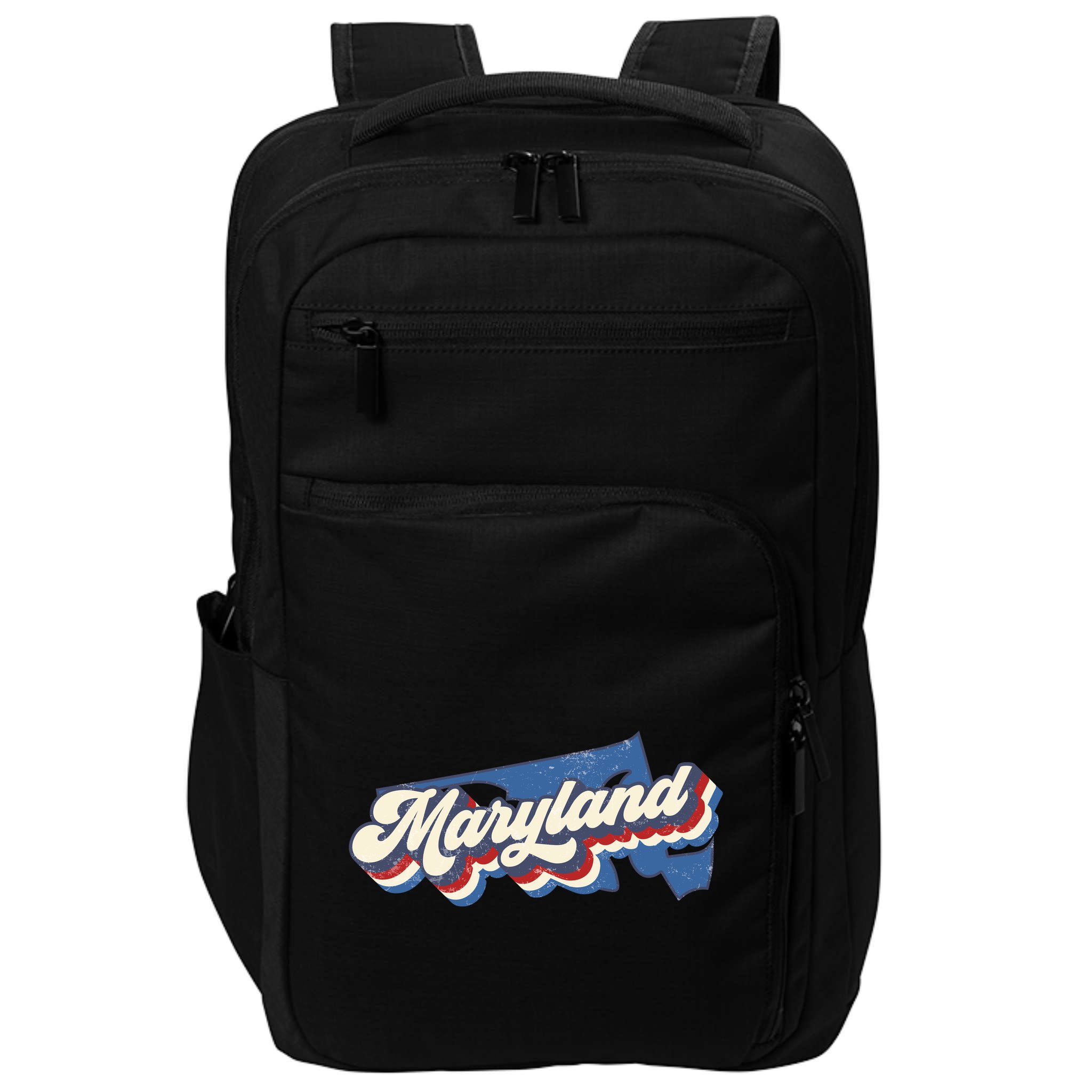 State Of Maryland Retro Logo Impact Tech Backpack