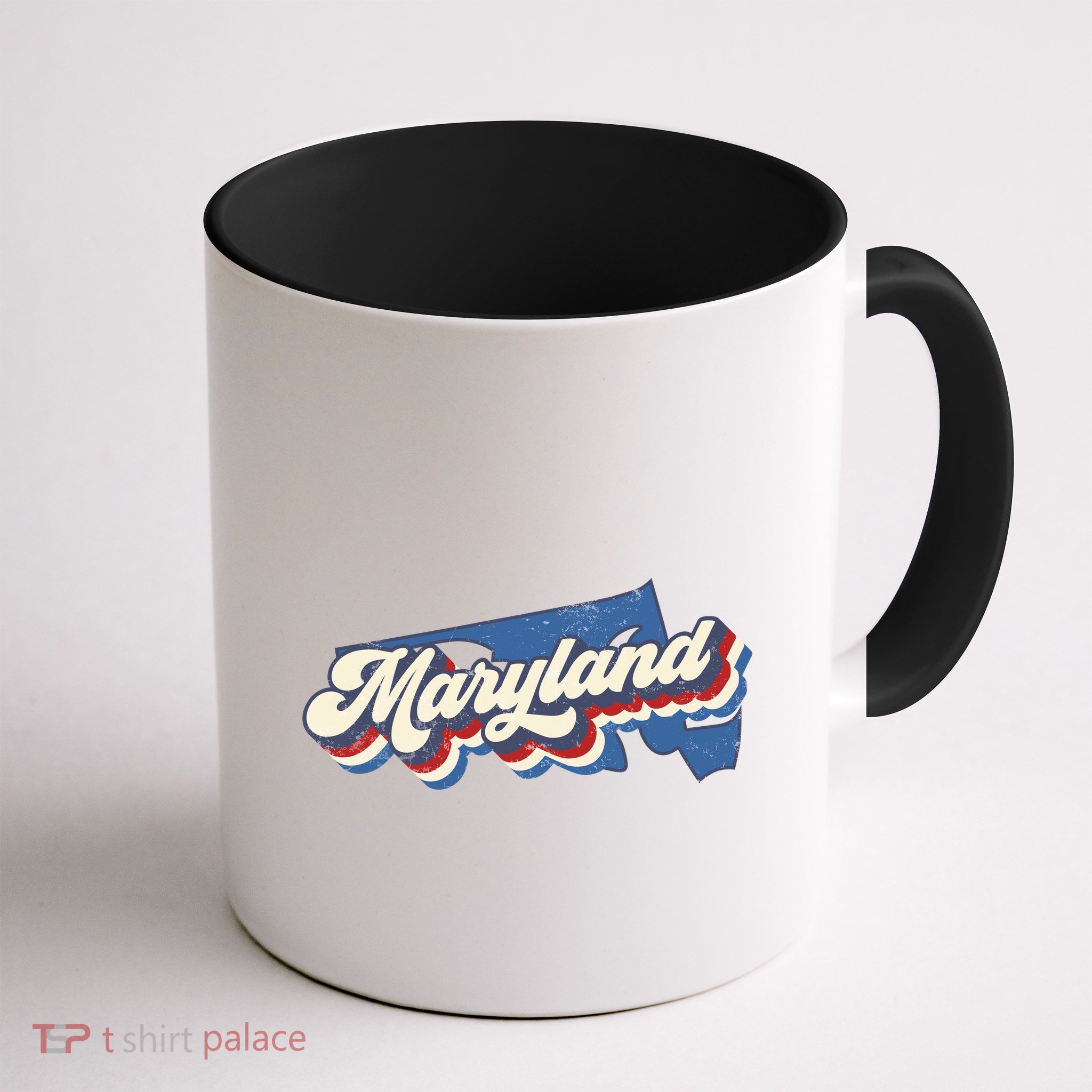 State Of Maryland Retro Logo Mug