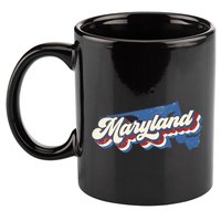 State Of Maryland Retro Logo 11oz C Handle Ceramic Mug