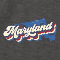 State Of Maryland Retro Logo Vector Backpack
