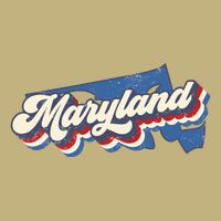 State Of Maryland Retro Logo Cooling Performance Crew T-Shirt