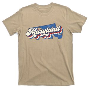 State Of Maryland Retro Logo T-Shirt