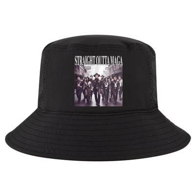 Straight Outta Maga Funny Trump 2024 Funny Cool Comfort Performance Bucket Hat