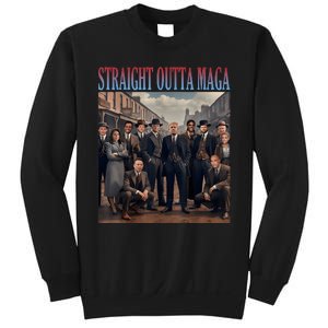 Straight Outta Maga Funny Trump 2024 Funny Sweatshirt