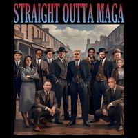 Straight Outta Maga Funny Trump 2024 Funny Impact Tech Backpack