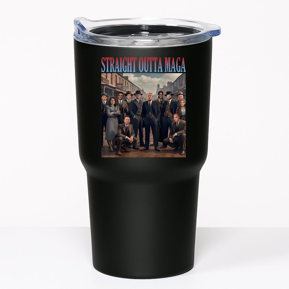 Straight Outta Maga Funny Trump 2024 Funny Tumbler
