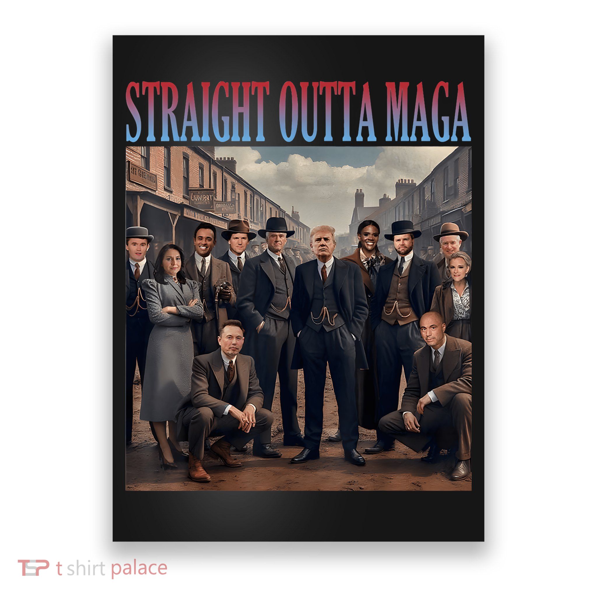 Straight Outta Maga Funny Trump 2024 Funny Poster