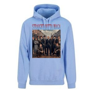 Straight Outta Maga Funny Trump 2024 Funny Unisex Surf Hoodie