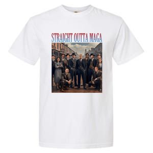 Straight Outta Maga Funny Trump 2024 Funny Garment-Dyed Heavyweight T-Shirt