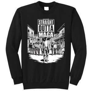 Straight Outta Maga Funny Trump 2024 Sweatshirt