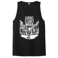 Straight Outta Maga Funny Trump 2024 PosiCharge Competitor Tank