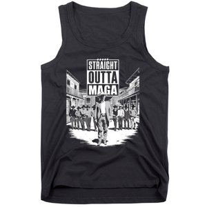 Straight Outta Maga Funny Trump 2024 Tank Top