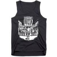 Straight Outta Maga Funny Trump 2024 Tank Top