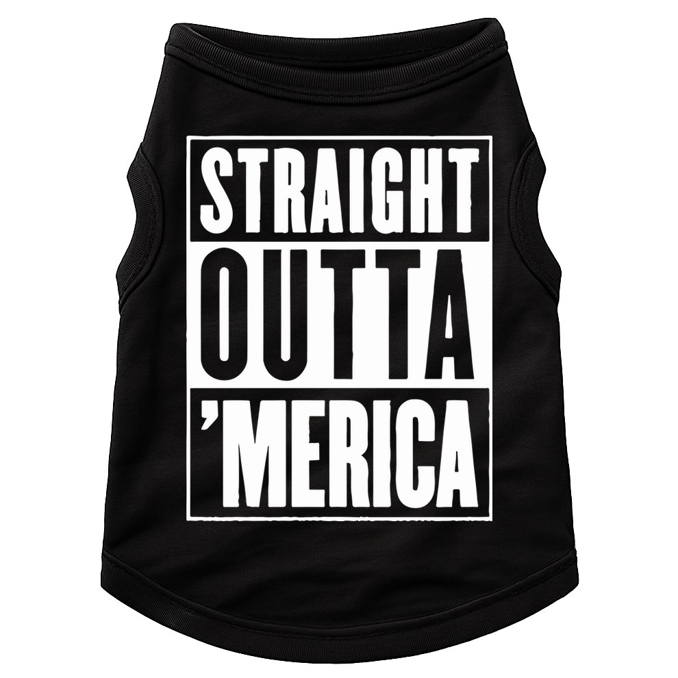 Straight Outta Merica Doggie Tank
