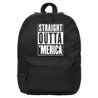 Straight Outta Merica 16 in Basic Backpack