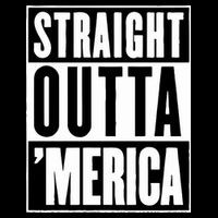 Straight Outta Merica 16 in Basic Backpack