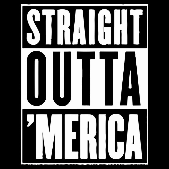 Straight Outta Merica 16 in Basic Backpack