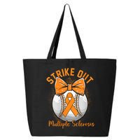 Strike Out Multiple Sclerosis Awareness Orange Ribbon 25L Jumbo Tote