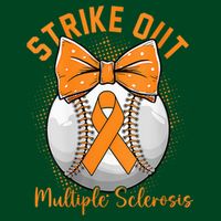 Strike Out Multiple Sclerosis Awareness Orange Ribbon Mesh Reversible Basketball Jersey Tank
