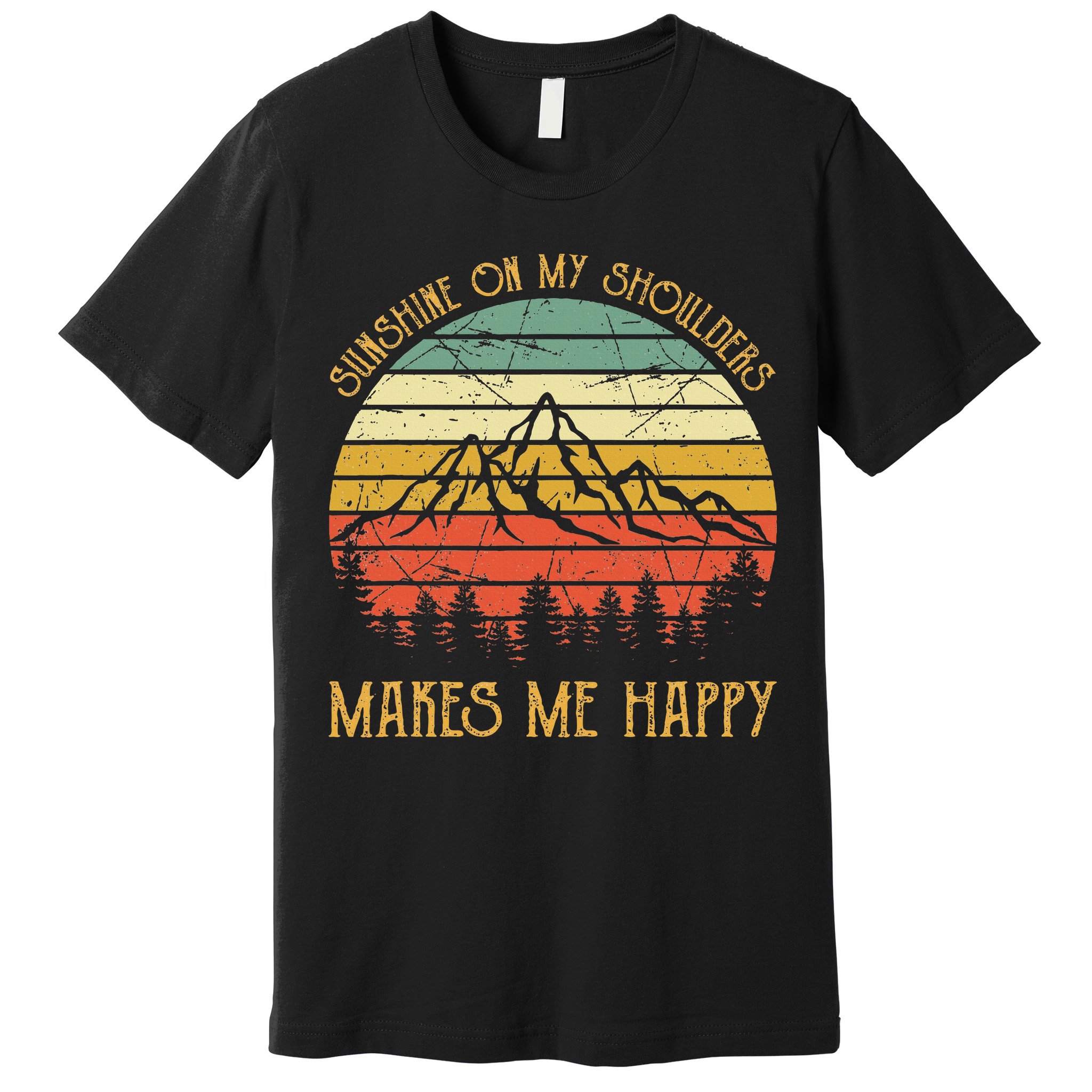 Sunshine On My Shoulders Country Music Southern Western Premium T-Shirt