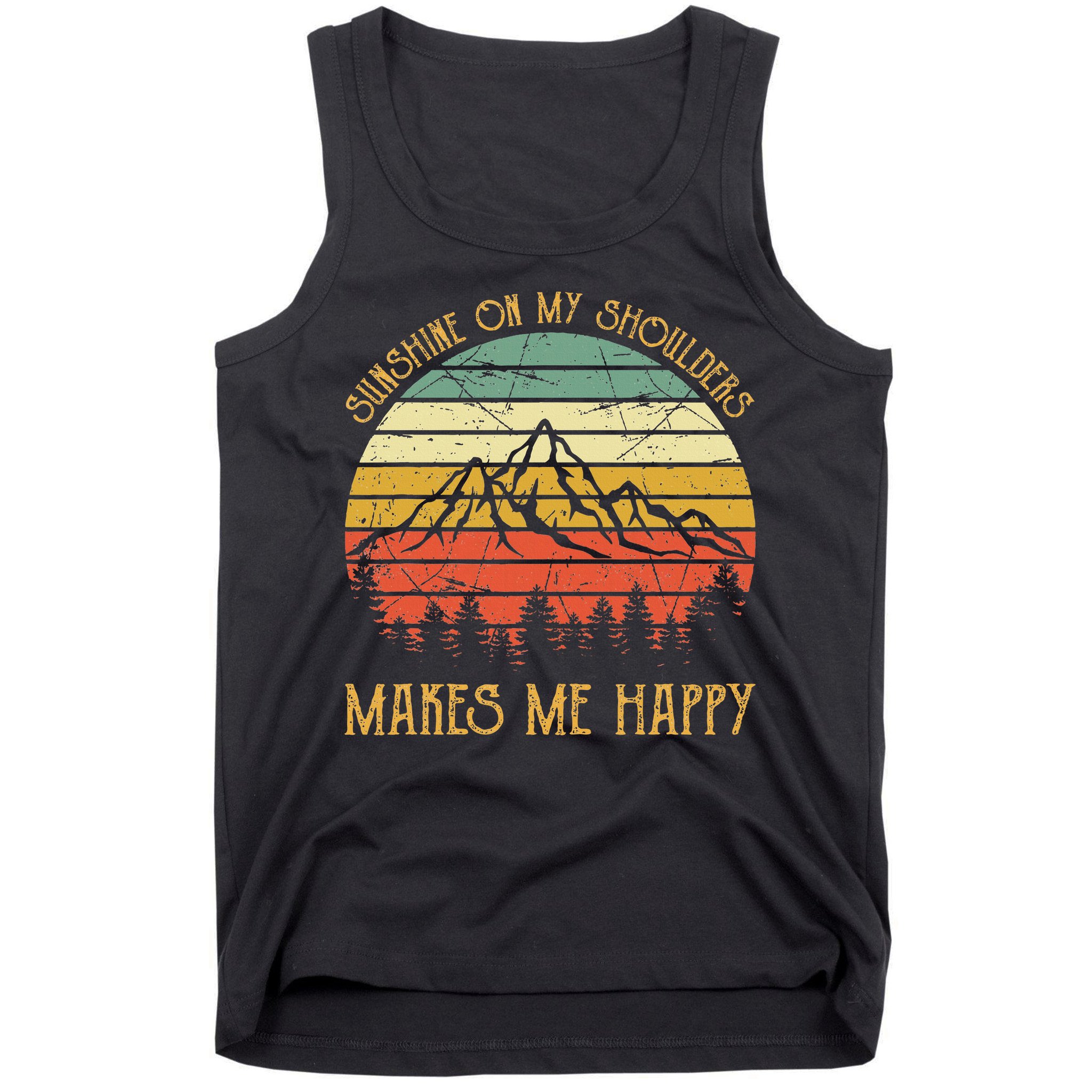 Sunshine On My Shoulders Country Music Southern Western Tank Top