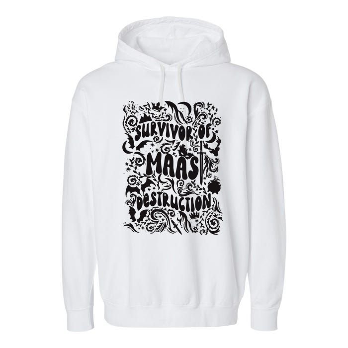 Survivor Of Maas Destruction Garment-Dyed Fleece Hoodie