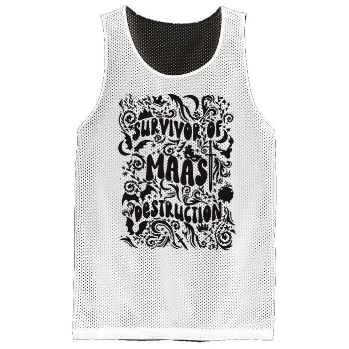 Survivor Of Maas Destruction Mesh Reversible Basketball Jersey Tank