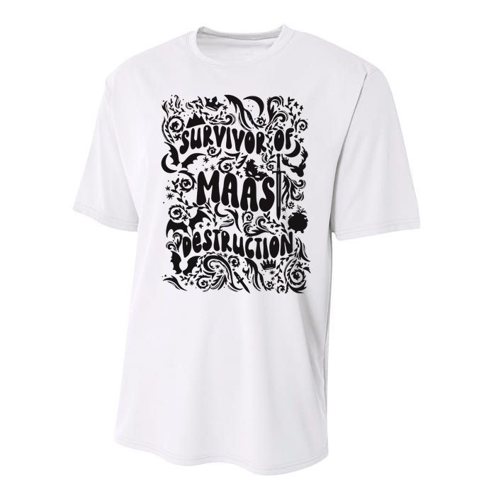 Survivor Of Maas Destruction Performance Sprint T-Shirt