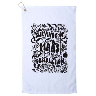 Survivor Of Maas Destruction Platinum Collection Golf Towel