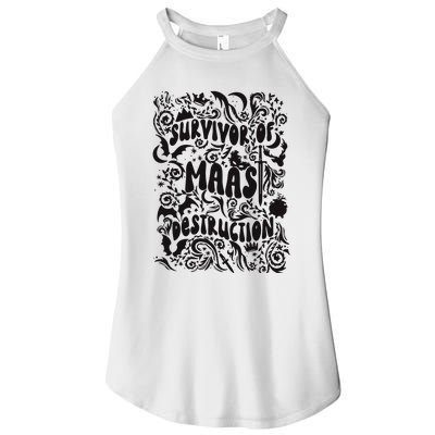 Survivor Of Maas Destruction Women’s Perfect Tri Rocker Tank