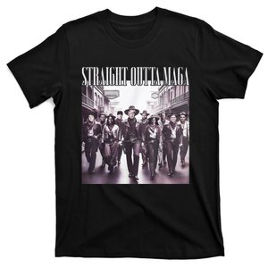 Straight Outta Maga Funny Trump 2024 T-Shirt