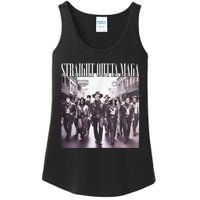 Straight Outta Maga Funny Trump 2024 Ladies Essential Tank