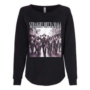 Straight Outta Maga Funny Trump 2024 Womens California Wash Sweatshirt