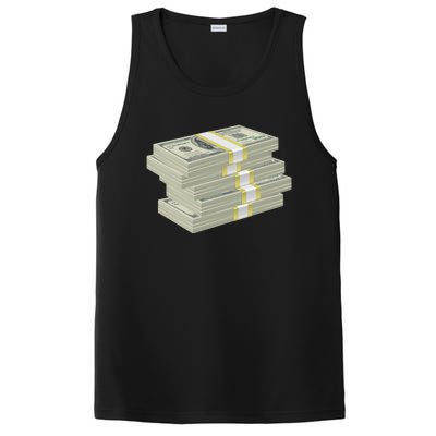 Stack Of Money Dollar Bills Design Great Gift PosiCharge Competitor Tank