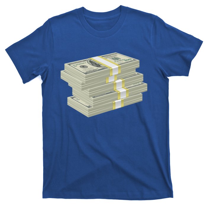 Stack Of Money Dollar Bills Design Great Gift T-Shirt